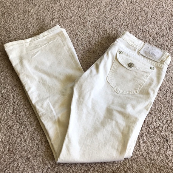 MEK Denim - white MEK bootcut jeans